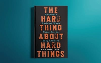 Book cover for The Hard Thing About Hard Things